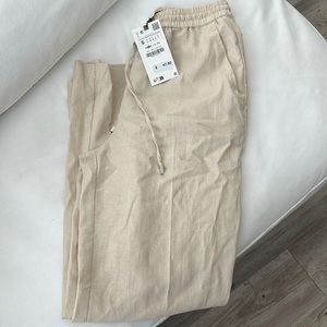 Zara Linen Blend Pant